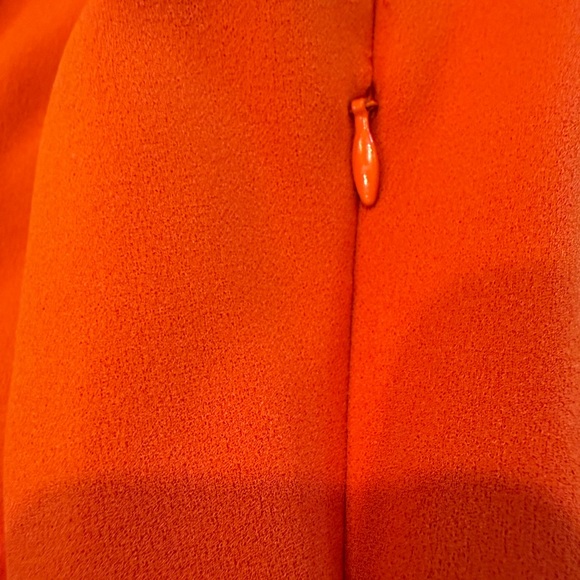Express Vibrant Orange Midi Dress - Picture 4 of 4